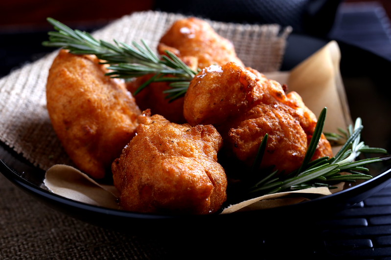 Sweet Potato and Rosemary Beignets