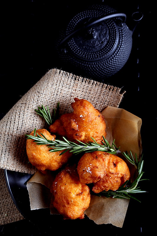 Sweet Potato and Rosemary Beignets