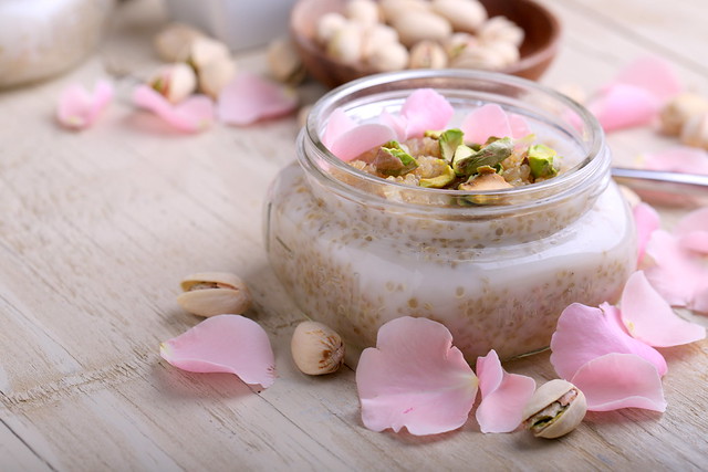 Rosewater Pistachio Quinoa