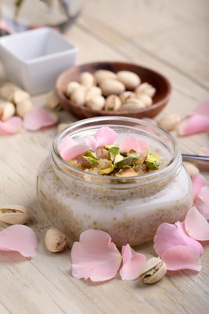 Rosewater Pistachio Quinoa