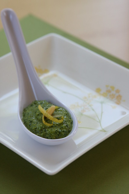 Fresh Basil and Kale Pesto