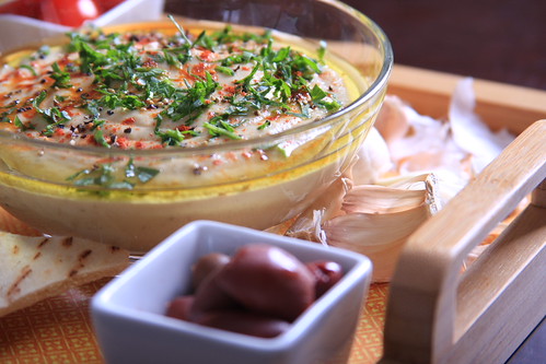 Smoky Baba Ghanoush with Roasted Garlic