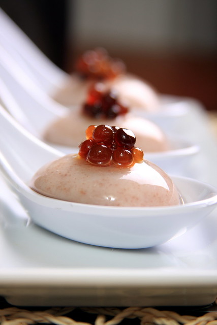 Deconstructed Taro Root Bubble Tea