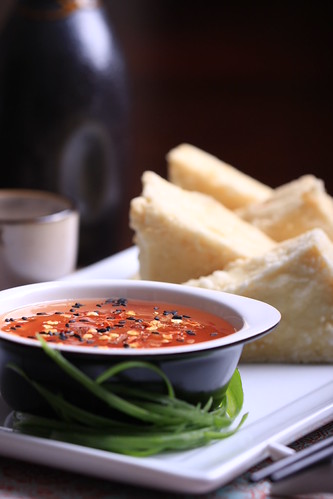 Homemade Thai Sweet Chili Sauce with Fried Tofu