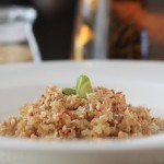 Breakfast Quinoa with Toasted Coconut and Pistachios