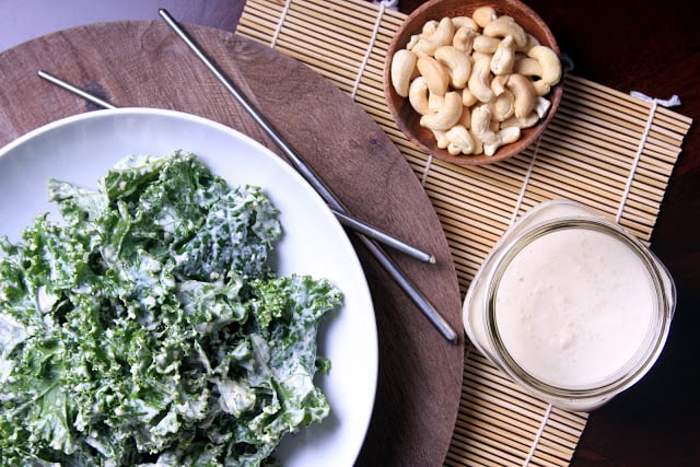 Raw Tahini and Cashew Dressing
