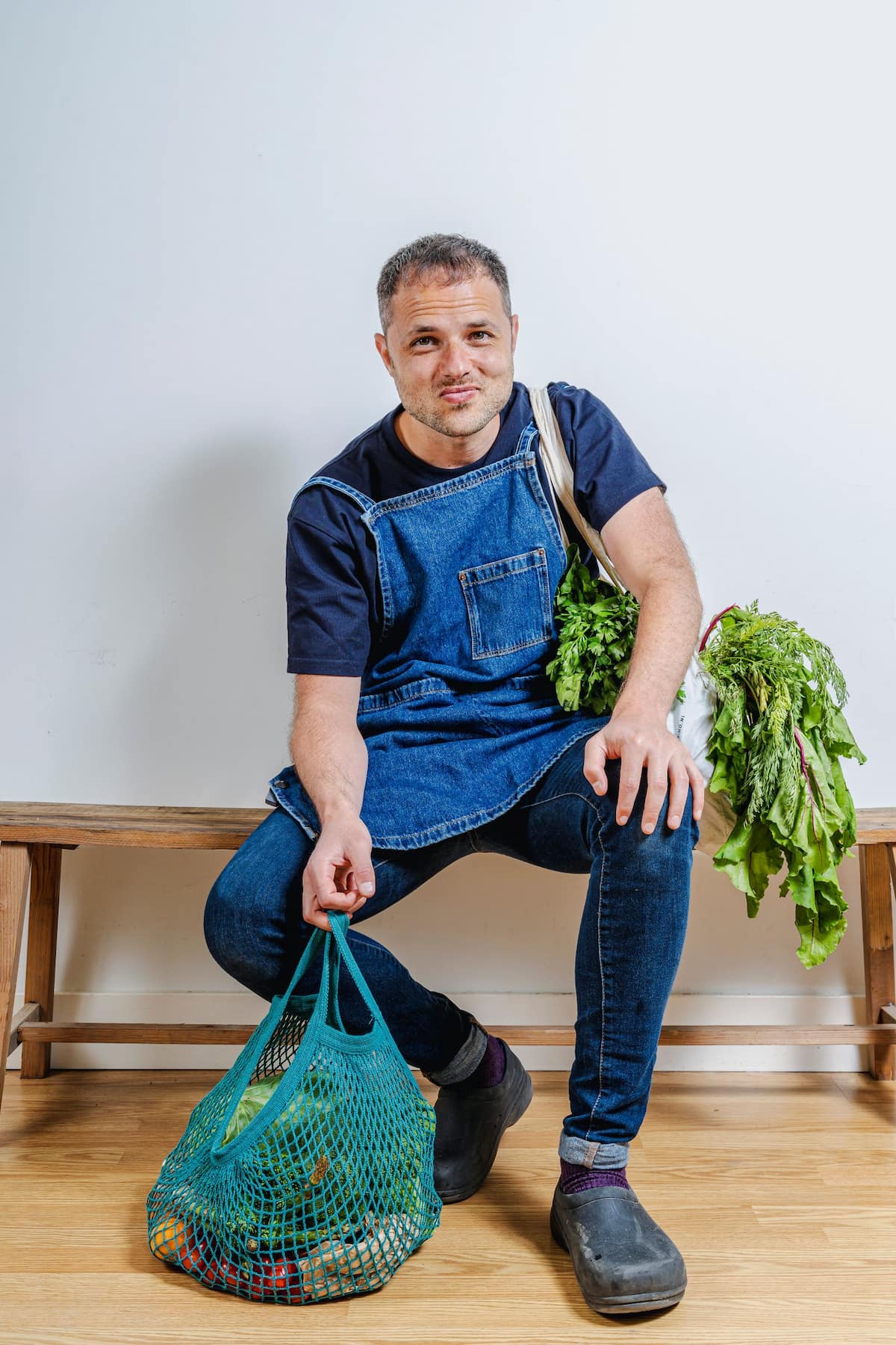 Chef Alexander Gershberg, author of the Plantbased cookbook.