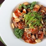 Sriracha and Peanut Butter Tofu