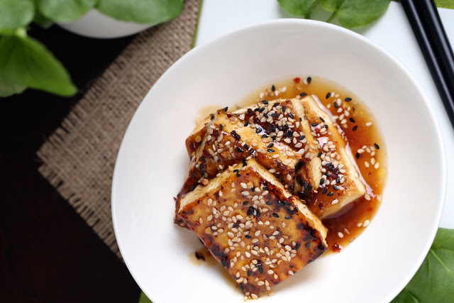 Easy Sesame Glazed Tofu