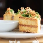 Grilled Tofu with Lemongrass and Cilantro Stuffing