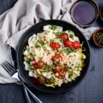 Pasta with Roasted Tomatoes and Chickpeas