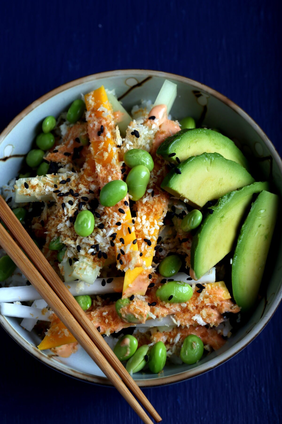 Spicy Sushi Bowl from Vegan Bowl Attack!